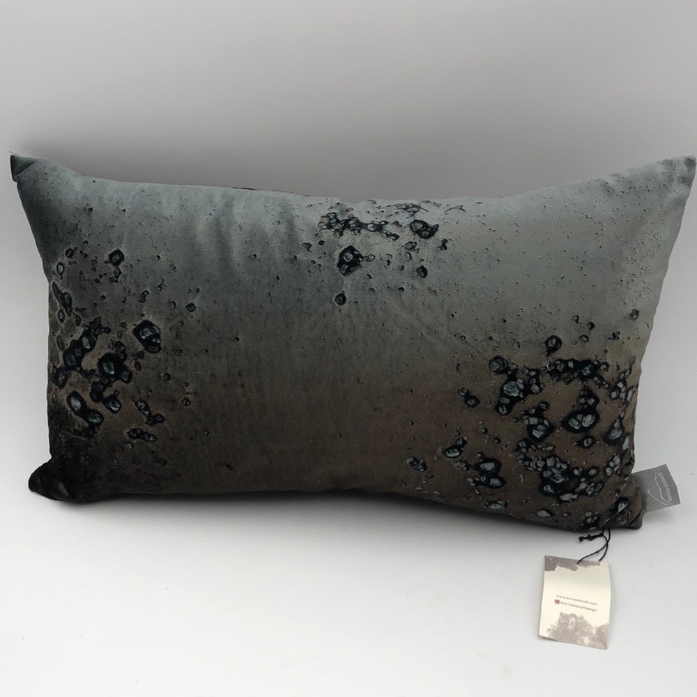 Aviva Stanoff Mineral Pressed Velvet Ombre Accent Pillow